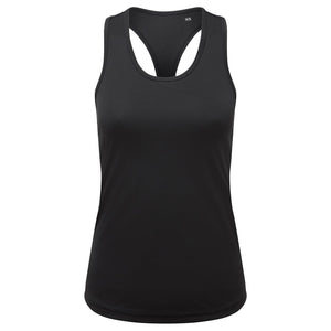 KaSo Branded Black TriDri® Racer-Back Vest Top