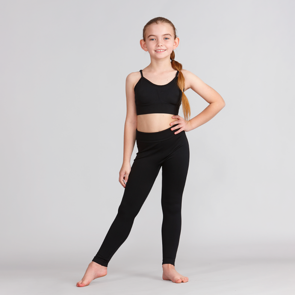 KaSo Branded Black Activewear Bra Top