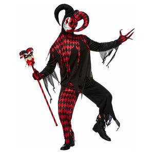 Krazed Jester Adult Fancy Dress