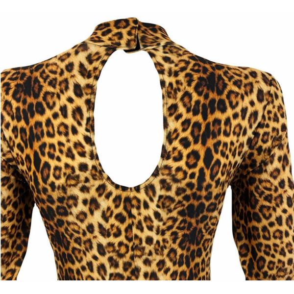 HIRE - Leopard Print Full Catsuit