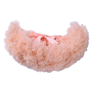 Extra Fluffy Layered Dance Skirt | Pettiskirt | Soft Tulle Underskirt - Peach