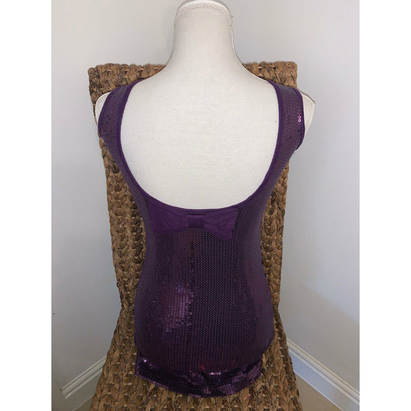 HIRE - Purple Sequin Stretch Mini Dresses