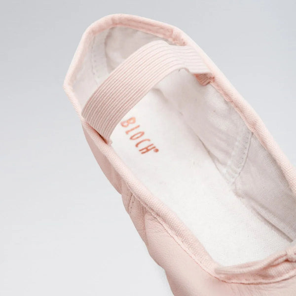 BLOCH Arise Full Sole Leather Ballet Shoes - Theatrical Pink